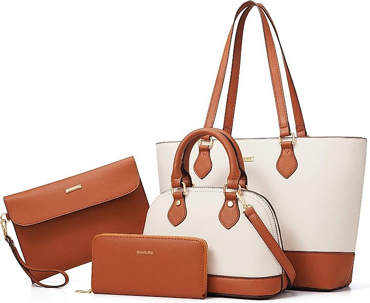 MODFU Henkeltasche Umhängetasche Handtasche Leder Tragetasche günstig online kaufen