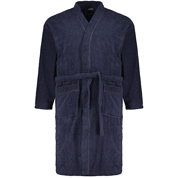 ADAMO Bademantel aus Baumwoll-Frottee Farbe dunkelblau Größe: 8XL günstig online kaufen