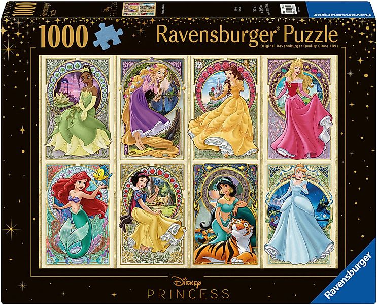 Ravensburger Puzzle Disney Princess, Nouveau Art günstig online kaufen