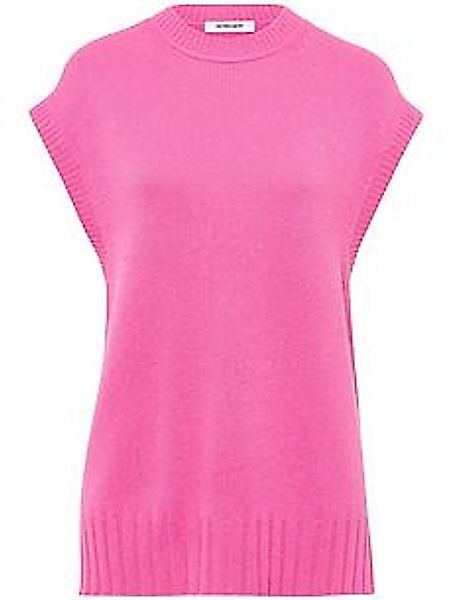 Rundhals Pullunder aus Schurwolle und Kaschmir include pink günstig online kaufen