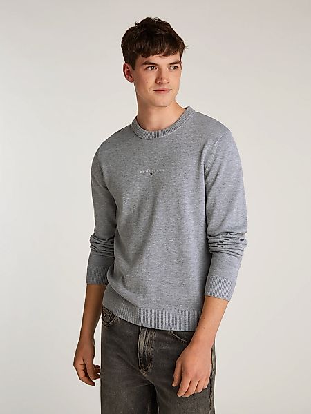 Tommy Jeans Strickpullover "TJM LINEAR SMALL CHEST SWEATER" mit Logoschrift günstig online kaufen