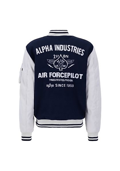 Alpha Industries Bomberjacke "MA-1 Zip Hood Back EMB" günstig online kaufen