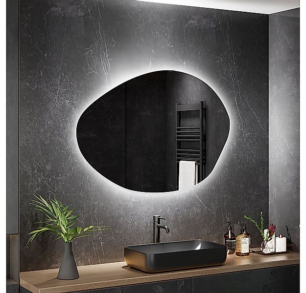 HOME DELUXE LED-Lichtspiegel MAY asymmetrisch, Größenauswahl, LED-Wandspieg günstig online kaufen