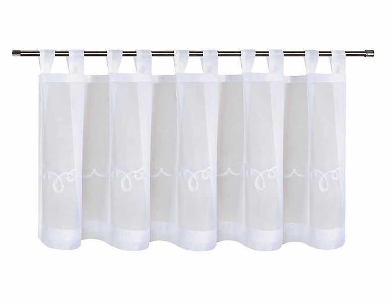 Gerster Scheibengardine "Kalinda" HxB: 50x150, mit feinem Stickdesign günstig online kaufen