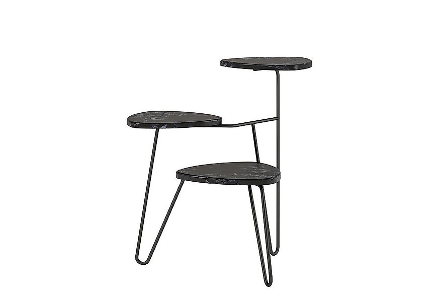 loft24 Pflanzentreppe Athena, Pflanzenregal in Marmoroptik, Metallgestell, günstig online kaufen