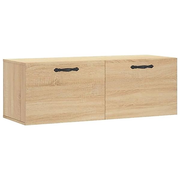 vidaXL Wandschrank Sonoma-Eiche 100x36,5x35 cm Holzwerkstoff 830127 günstig online kaufen