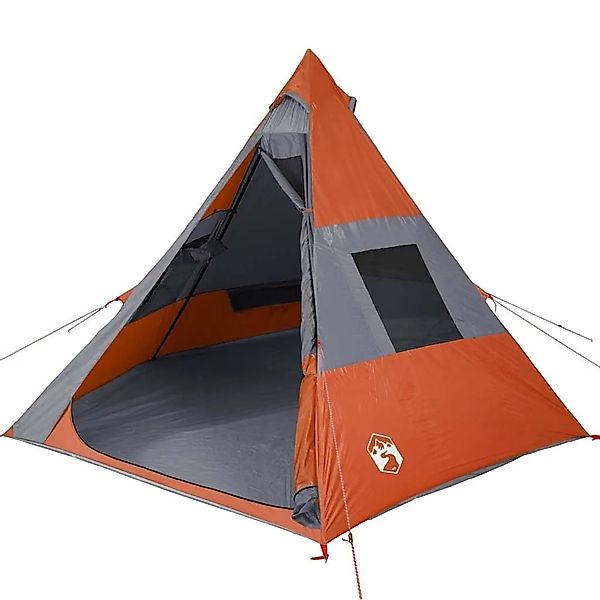 vidaXL Tipi-Campingzelt 7 Personen Orange Wasserdicht 94429 günstig online kaufen
