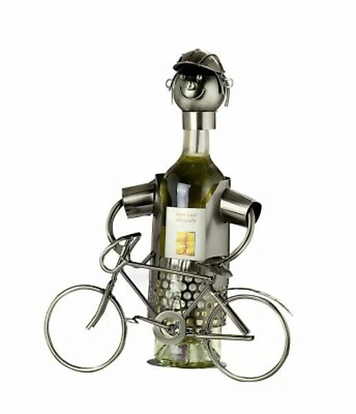 Gilde Flaschenträger Flaschenhalter Fahrrad silber günstig online kaufen