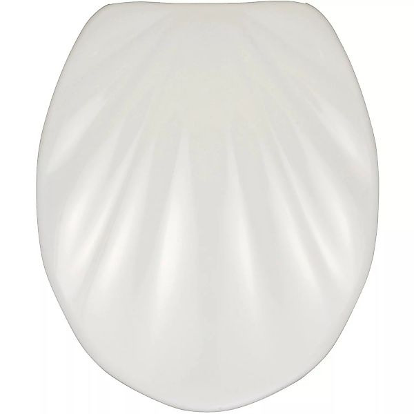 Wenko Premium WC-Sitz Muschel mit Absenkautomatik Weiß günstig online kaufen