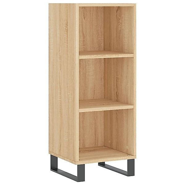 vidaXL Sideboard Sideboard Sonoma-Eiche 34,5x32,5x90 cm günstig online kaufen