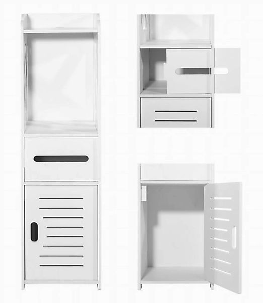 Home Collective Hochschrank Badezimmerschrank, Platzsparend, Schmal, Papier günstig online kaufen