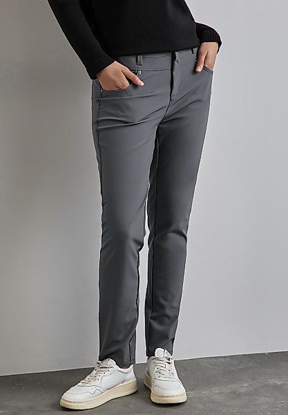 STREET ONE Röhrenhose, Middle Waist günstig online kaufen