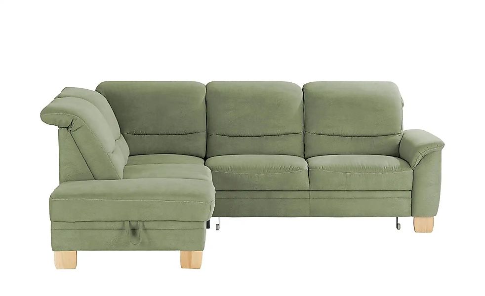 meinSofa Ecksofa  Liva ¦ grün ¦ Maße (cm): B: 254 T: 224.0 Polstermöbel > S günstig online kaufen
