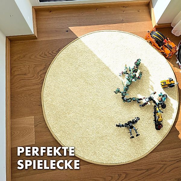 Karat Kinderteppich Crocodile, Individuell einsetzbar, Rund, günstig online kaufen