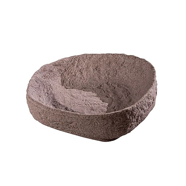 GreenLife Pflanzschale für den Dekor Regenspeicher Hinkelstein in Granitrot günstig online kaufen