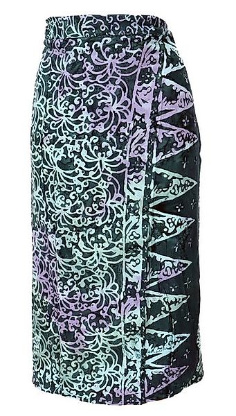 Guru-Shop Minirock 3/4 Wickelrock, Bali Sarong Strandrock,.. günstig online kaufen