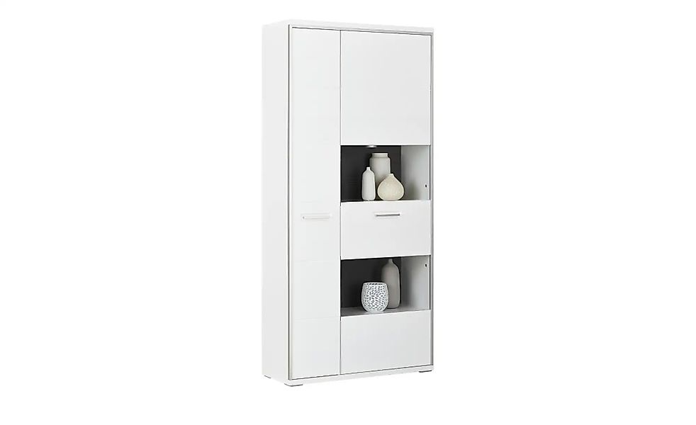 uno Kombivitrine   Setto ¦ weiß ¦ Maße (cm): B: 94 H: 201 T: 38.0 Schränke günstig online kaufen
