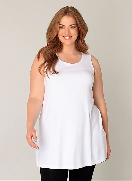 Base Level Curvy Longshirt "ABBIGALE", ärmellos, seitlich geschlitzt günstig online kaufen