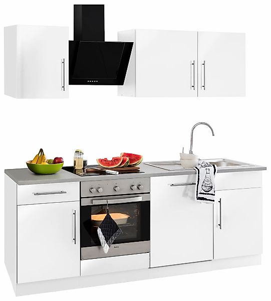 wiho Küchen Küchenzeile "Cali, TOPSELLER" ohne E-Geräte, Breite 220 cm günstig online kaufen