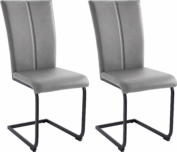 Home affaire Freischwinger "Nils" (Set) 2 Stk. Feinstruktur  Strukturstoff günstig online kaufen
