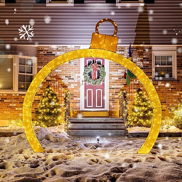 COSTWAY Weihnachtsfigur (1 St), 313cm LED günstig online kaufen