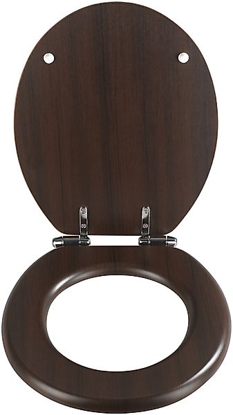 WENKO WC-Sitz "Wenge", Mit Absenkautomatik günstig online kaufen