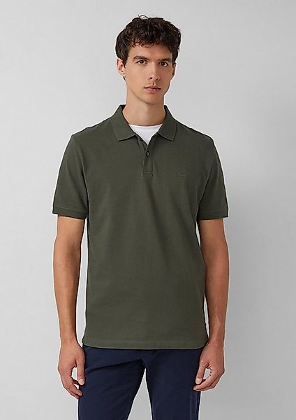 s.Oliver Kurzarmshirt Polo-Shirt Poloshirt aus Baumwollpiqué günstig online kaufen