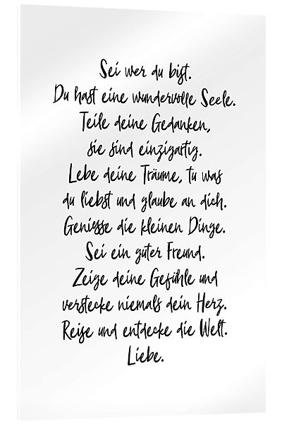 Posterlounge Poster Ohkimiko, Sei wer du günstig online kaufen