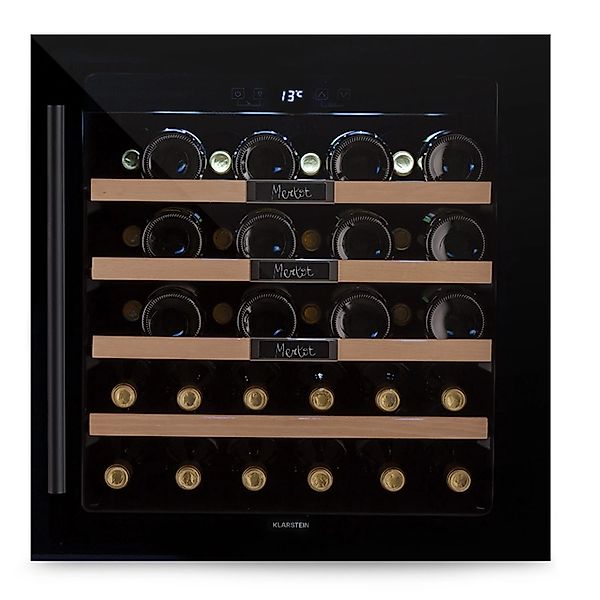 Klarstein Vinsider 36 Built-In Uno Einbau-Weinkühlschrank 36 Flaschen 92 L günstig online kaufen