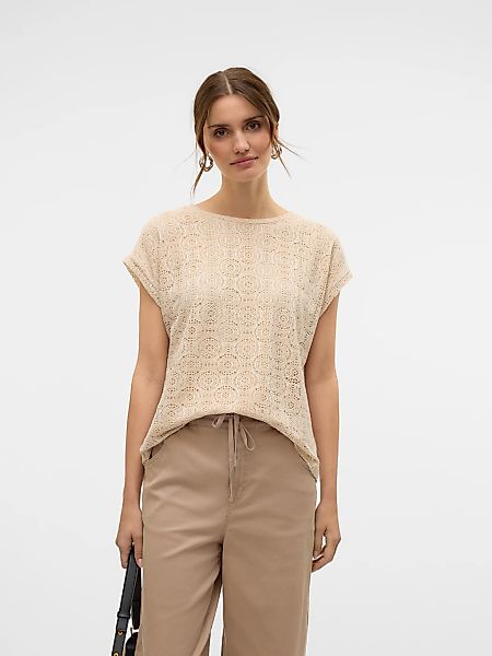 Vero Moda T-Shirt "VMMAYA AVA SS TOP JRS VO" Materialmix, regular fit günstig online kaufen