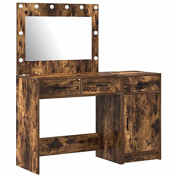 vidaXL Schminktisch mit Tür 2-Tlg Braun 40 x 41 x 75 cm Holzwerkstoff 33342 günstig online kaufen