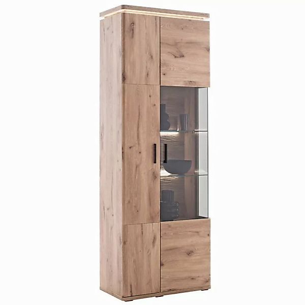 expendio Vitrine Morgan 1 Viking Oak tiefzieh Nachbildung, 75x208x38 cm günstig online kaufen