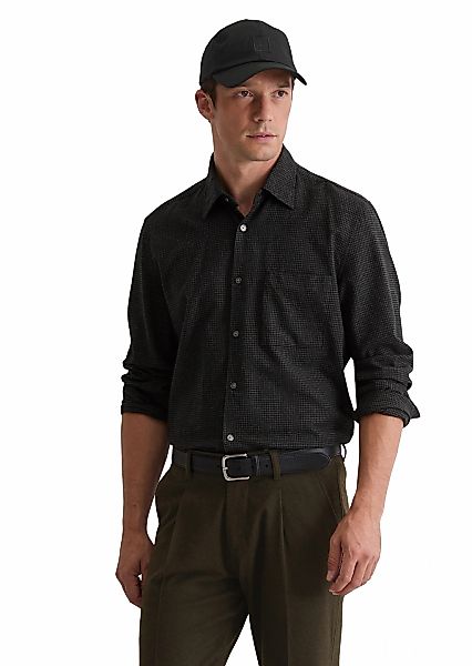 Marc OPolo Langarmhemd "aus leichtem Bio-Baumwoll-Flanell" günstig online kaufen