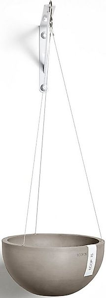 ECOPOTS Blumentopf Brussels hängend 27 Taupe, für innen und außen: frostsic günstig online kaufen