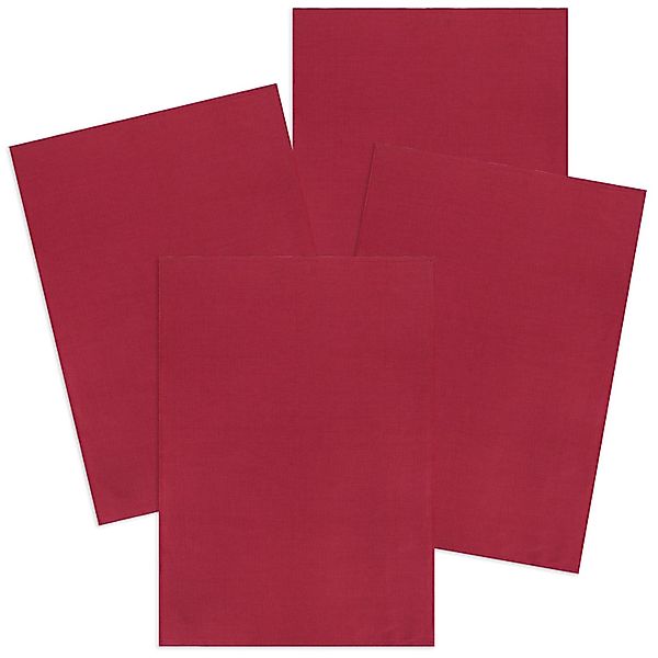 Kracht Geschirrtuch Standard uni, (Set, 4-tlg., günstig online kaufen