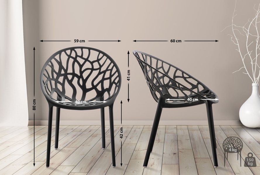 CLP Gartenstuhl Hope (4er Set), Kunststoff, günstig online kaufen