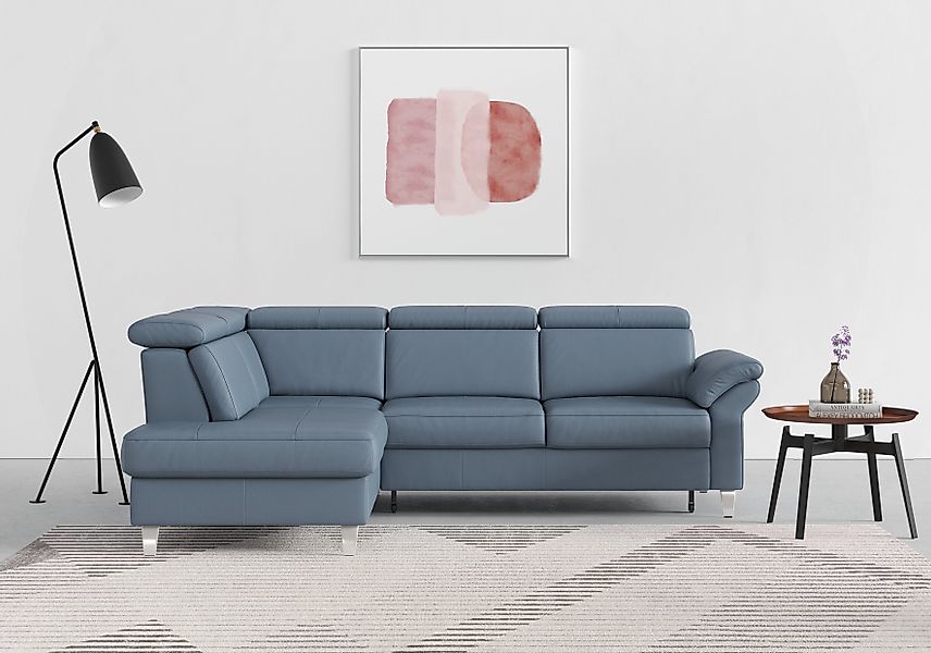 sit&more Ecksofa Arngast L-Form, inklusive Kopfteilverstellung günstig online kaufen