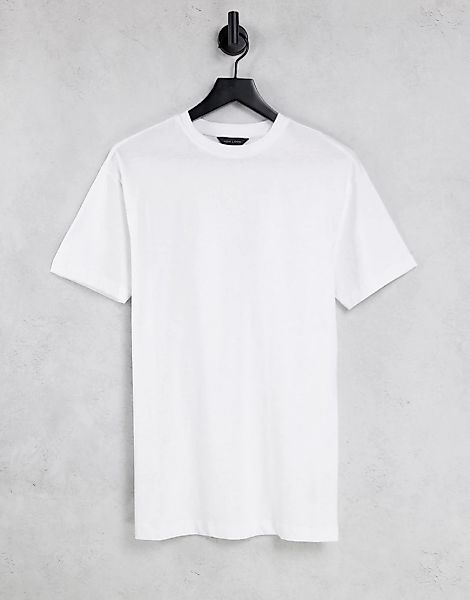 New Look – Boyfriend-T-Shirt in Weiß günstig online kaufen