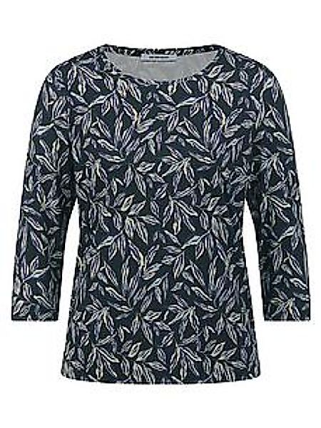 Rundhals-Shirt 3/4-Arm Peter Hahn blau günstig online kaufen