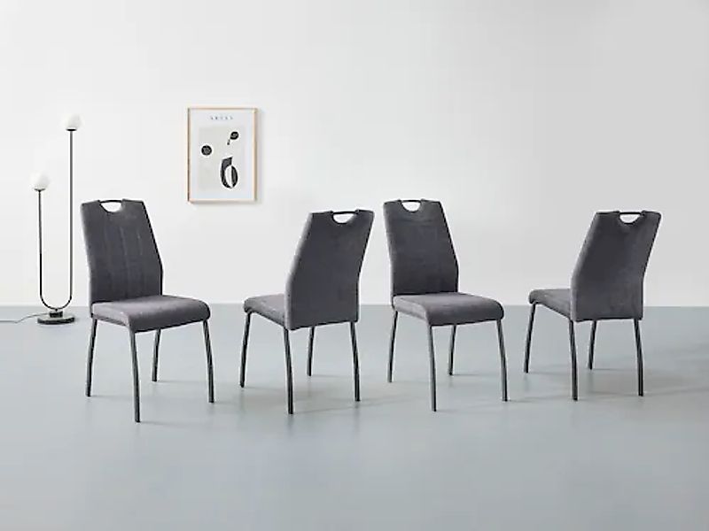 HELA Esszimmerstuhl »ELIF« (Set) 4 Stk.140 Kg Belastbar, Küchenstuhl günstig online kaufen