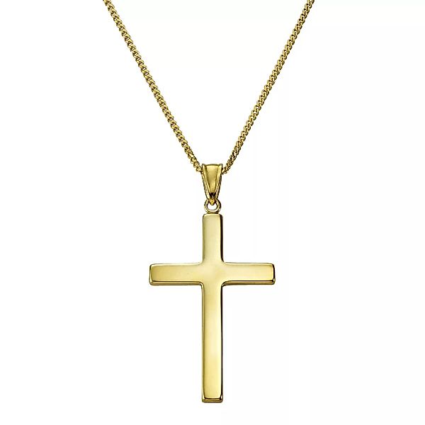 Fascination by Ellen K. Kette mit Anhänger "Gold 333 Motiv Kreuz" günstig online kaufen