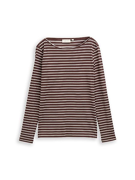 TOM TAILOR Denim Langarmshirt T-shirt striped günstig online kaufen