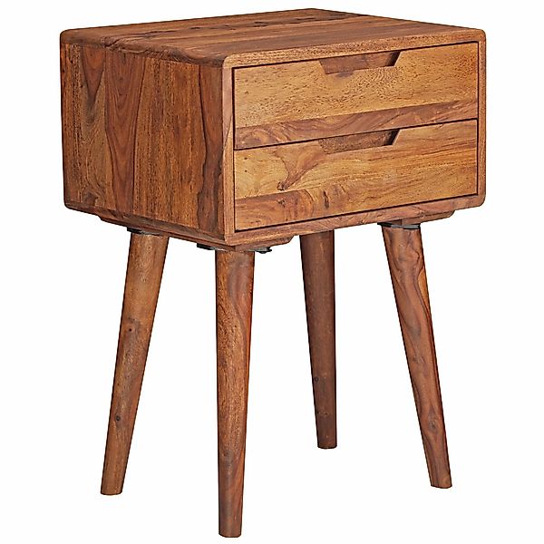 FINEBUY Nachttisch FB51403 (47x66x36 cm Massivholz günstig online kaufen