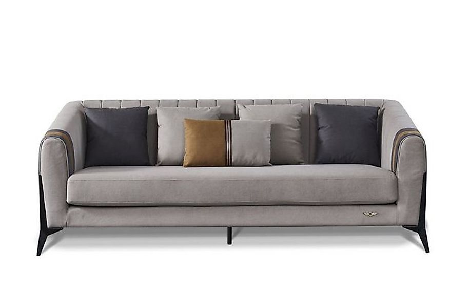 JVmoebel Sofa Chesterfield Sofagarnitur 3+1 Sitzer Couch Polster Sitz Garni günstig online kaufen