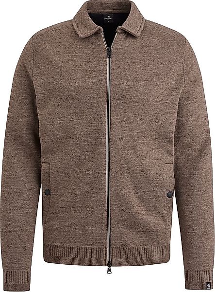 Vanguard Strickjacke Wool Blend Braun - Größe XL günstig online kaufen