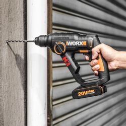 Worx Akku-Bohrhammer WX390.9 SDS-plus, 3-In-1, pneumatisches günstig online kaufen