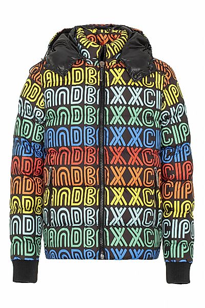 Cipo & Baxx Winterjacke "Winterjacke", mit Kapuze, mit stylischem Schriftzu günstig online kaufen