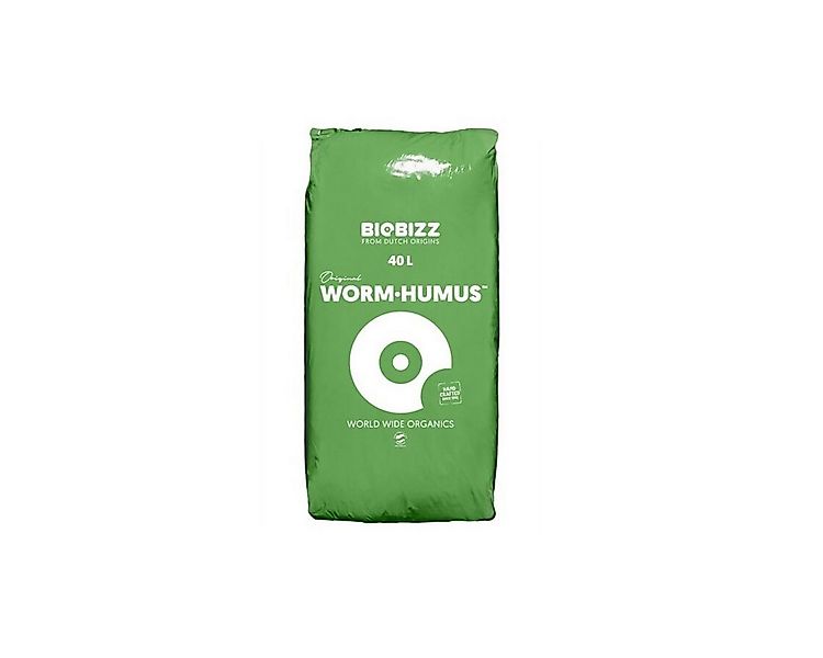 Biobizz Blumenerde Wurmhumus Sack, mit Biodünger, 40 Liter günstig online kaufen