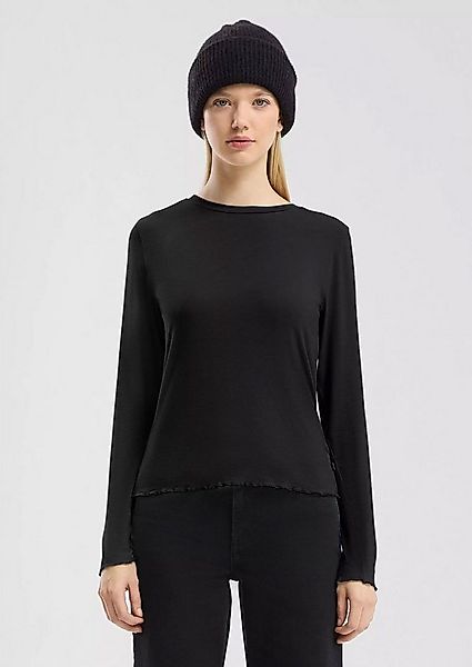 QS Longsleeve Langarmshirt aus Viskosestretch Rundhals, langarm, weich, Sli günstig online kaufen