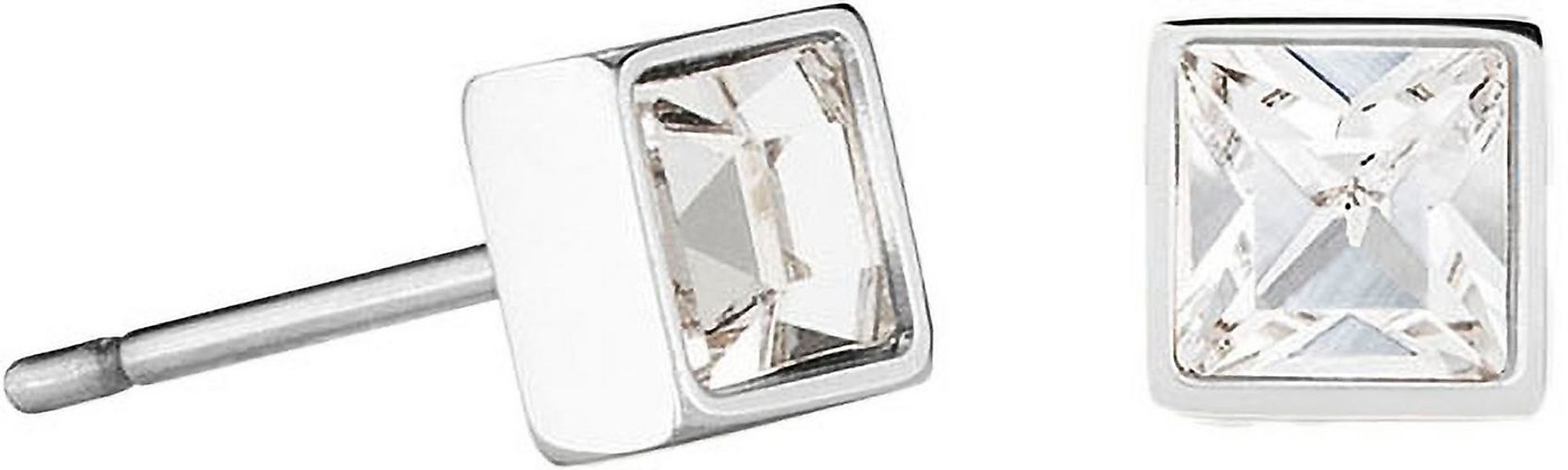 COEUR DE LION Paar Ohrstecker Schmuck Geschenk Edelstahl Brillant Square Wü günstig online kaufen